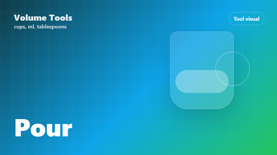 Volume converter visual